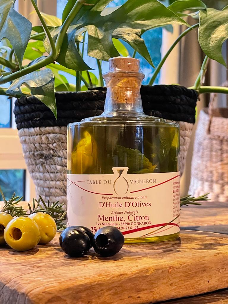 Olivový olej přírodní máta a citron