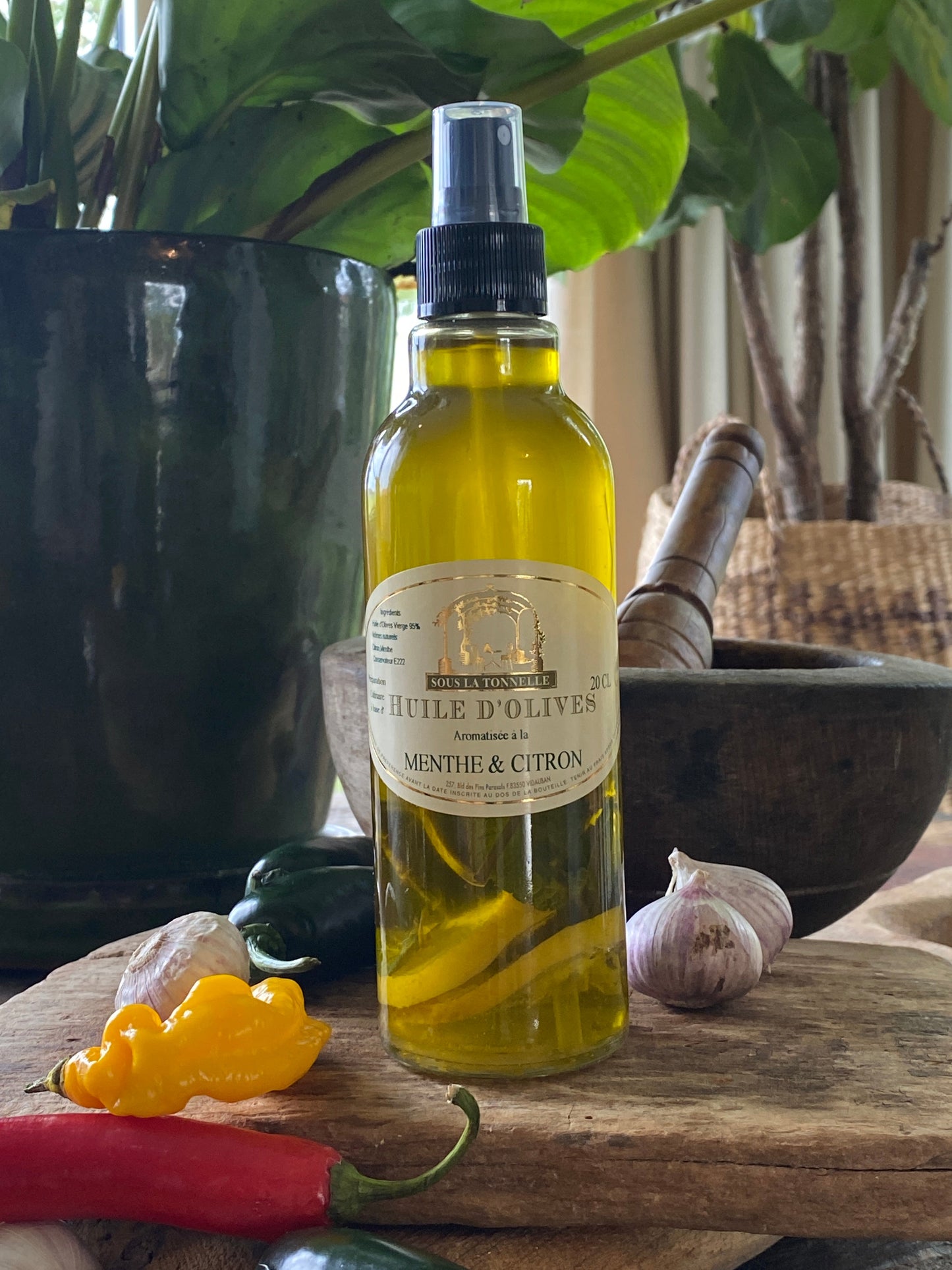 Olivový olej přírodní máta a citron